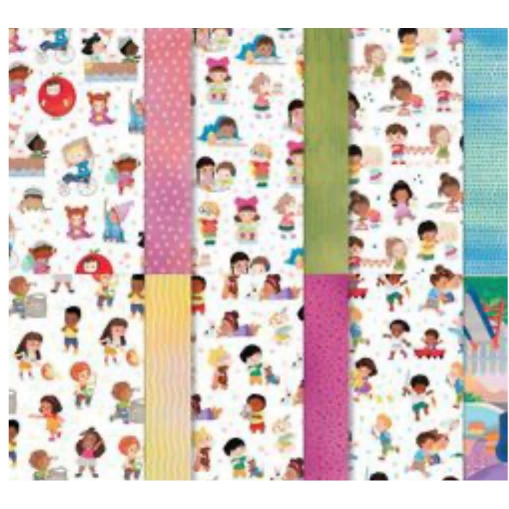 Stampin Up Just Kiddin DSP 12x12 Designer Series Paper Playful‎ Kids Girls Boys.